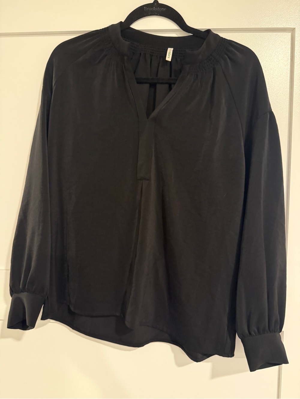 Halara Large Women's V-Neck Long Sleeve Blouse